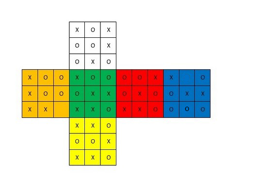 3 en raya en un cubo de rubik 8