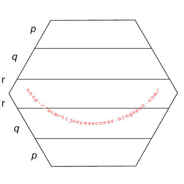 Acertijo divide el hexagono 2