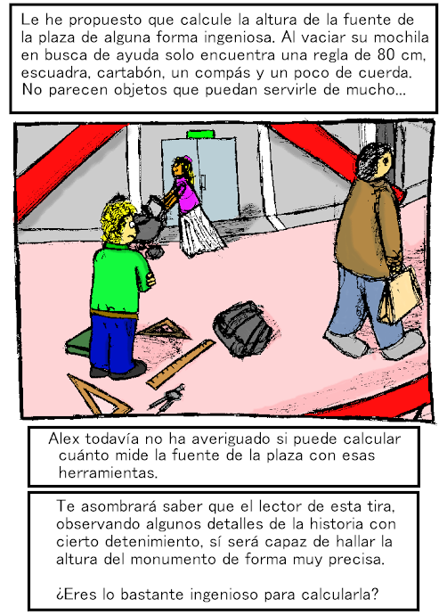 Acertijo en tira de comic 5