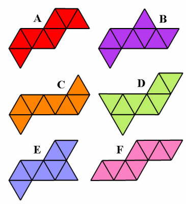 Acertijo formando octaedros 1