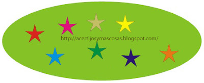 Acertijo las estrellas de colores 3