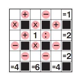 Crucimate crucigrama matematico 1