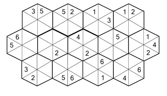 Hexa sudoku 1