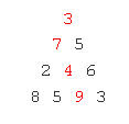 Puzzle triangulo numerico 2