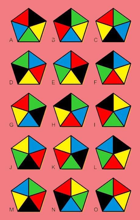 Que pentagono no esta repetido 1