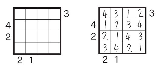 Puzzle rascacielos 3