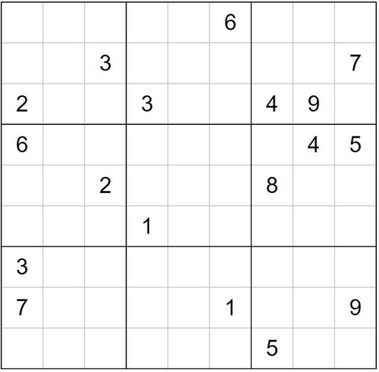 Sudoku del caballo de ajedrez 1