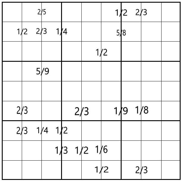 Sudoku proporcional 1