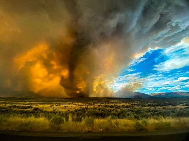 Curiosidades el tornado de fuego que aparecio en california 1