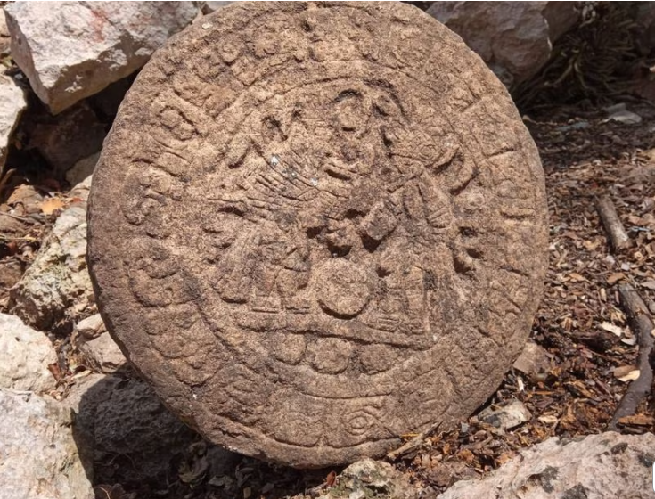 Historia un marcador de juego de pelota maya 1