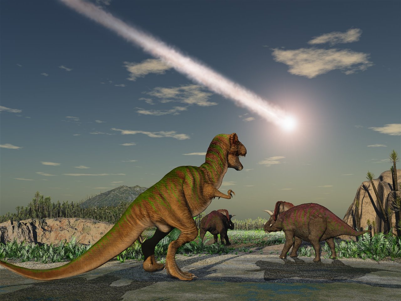 Curiosidades el origen del meteorito que mato a los dinosaurios 1