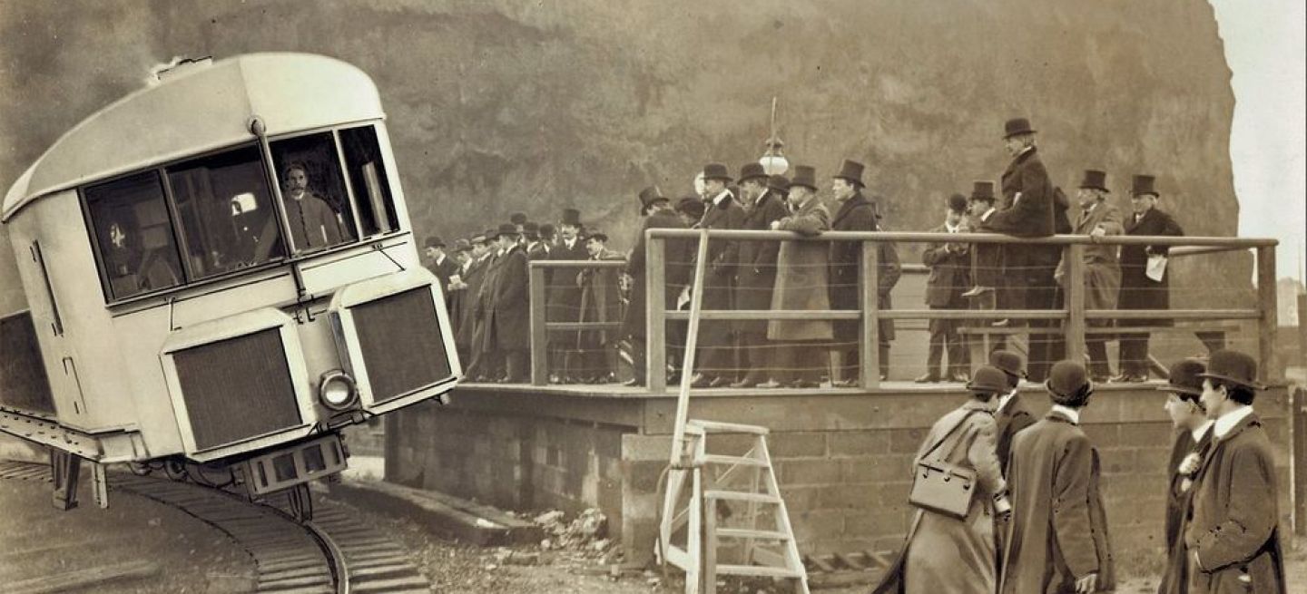 Historia gyro monorail innovacion del transporte urbano de hace 100 anos 3