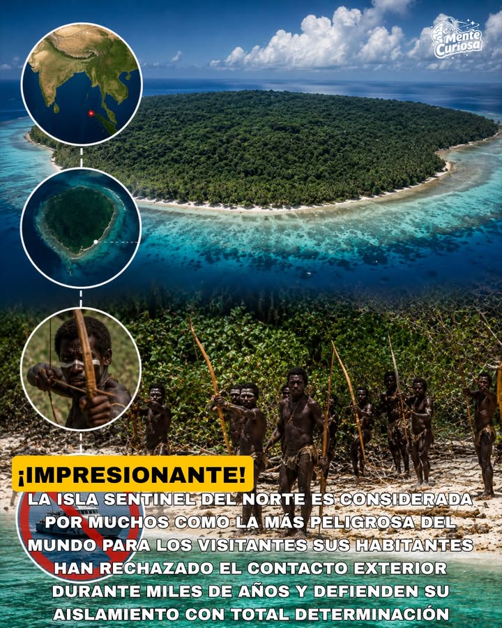 🚨🏝️🏹😳 EXISTE UNA ISLA CONSIDERADA POR MUCHOS COMO LA MÁS PELIGROSA DEL MUNDO PARA LOS VISITANTES
