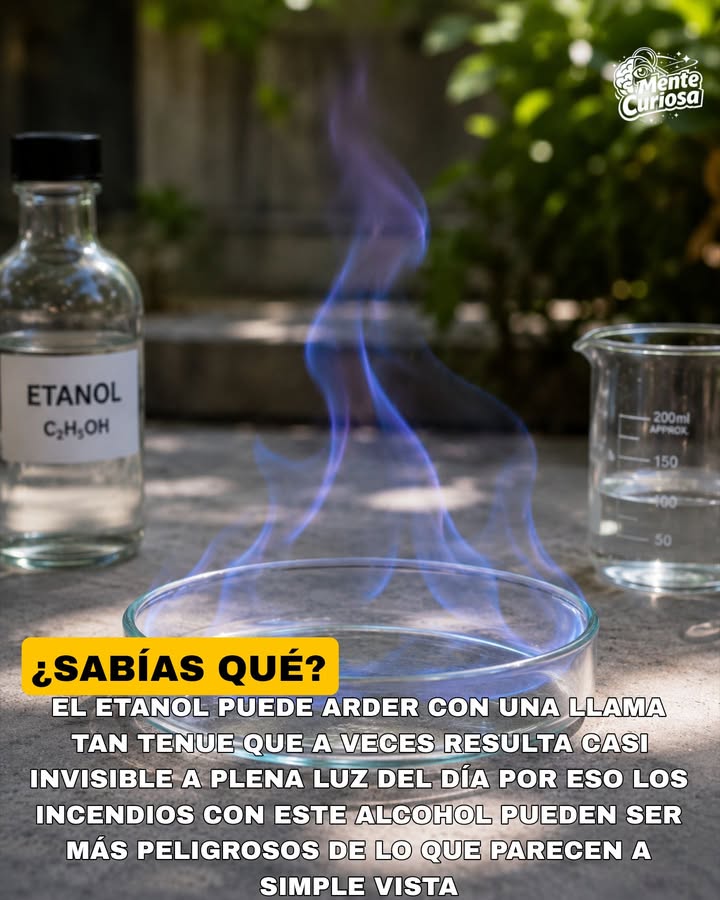 🚨🔥😳 EXISTE UN COMBUSTIBLE CUYA LLAMA PUEDE SER CASI INVISIBLE A PLENA LUZ DEL DÍA