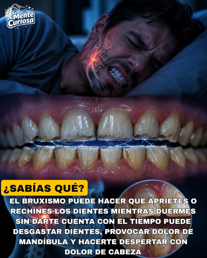 🚨🦷😳 EXISTE UNA CONDICIÓN DONDE PUEDES DAÑAR TUS DIENTES MIENTRAS DUERMES SIN DARTE CUENTA