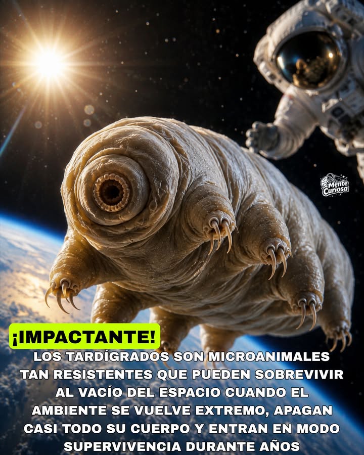 🚨🧬🚀😳 EXISTE UN MICROANIMAL QUE PUEDE SOBREVIVIR AL VACÍO DEL ESPACIO