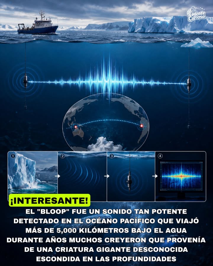 🚨🌊🔊😳 EXISTE UN LUGAR DEL OCÉANO DONDE UN SONIDO TAN POTENTE RECORRIÓ MÁS DE 5,000 KILÓMETROS BAJO EL AGUA