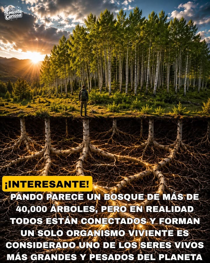 🚨🌳🌐😳 EXISTE UN BOSQUE EN ESTADOS UNIDOS QUE PUEDE CONSIDERARSE EL ORGANISMO VIVIENTE MÁS GRANDE DEL PLANETA