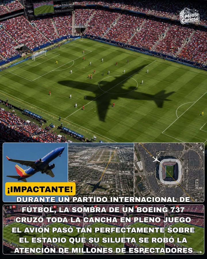 🚨✈️⚽😳 DURANTE UN PARTIDO DEL MUNDIAL DE CLUBES 2025, LA SOMBRA DE UN AVIÓN CRUZÓ TODO EL CAMPO EN PLENO JUEGO