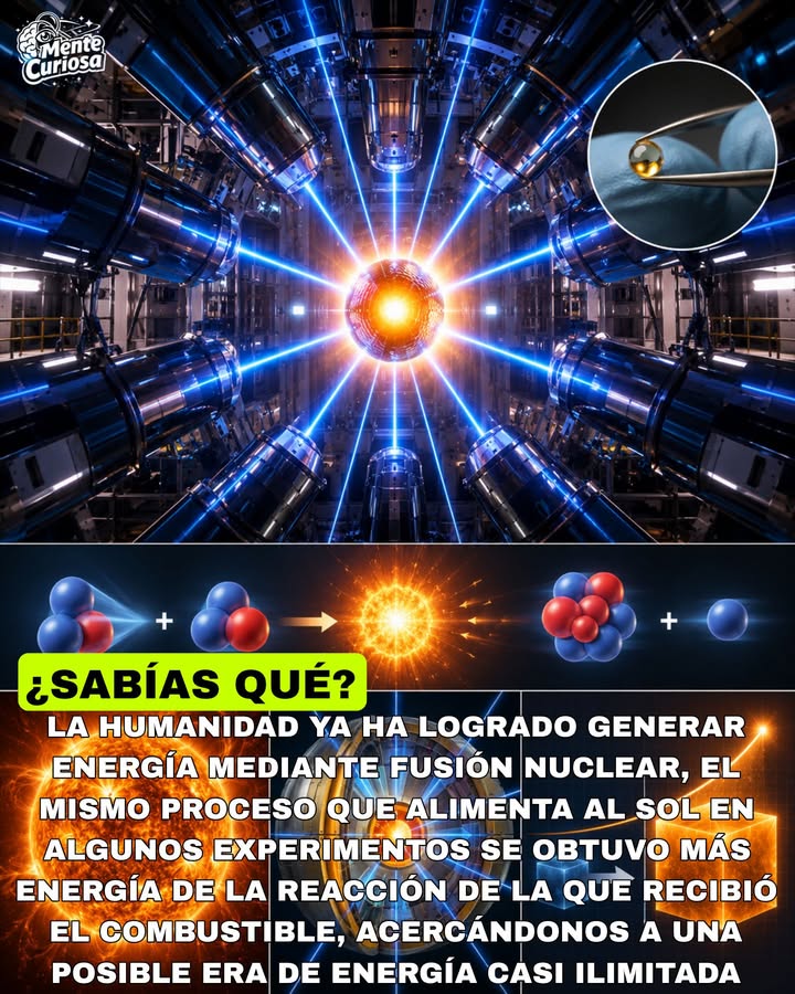 🚨⚛️☀️😳 CIENTÍFICOS YA HAN LOGRADO GENERAR ENERGÍA MEDIANTE FUSIÓN NUCLEAR CON GANANCIA NETA DE ENERGÍA