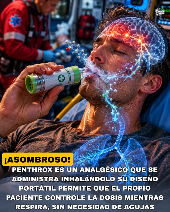 🚨💨🩹😳 PENTHROX ES UN ANALGÉSICO TAN RÁPIDO QUE PUEDE COMENZAR A ALIVIAR EL DOLOR EN CUESTIÓN DE MINUTOS