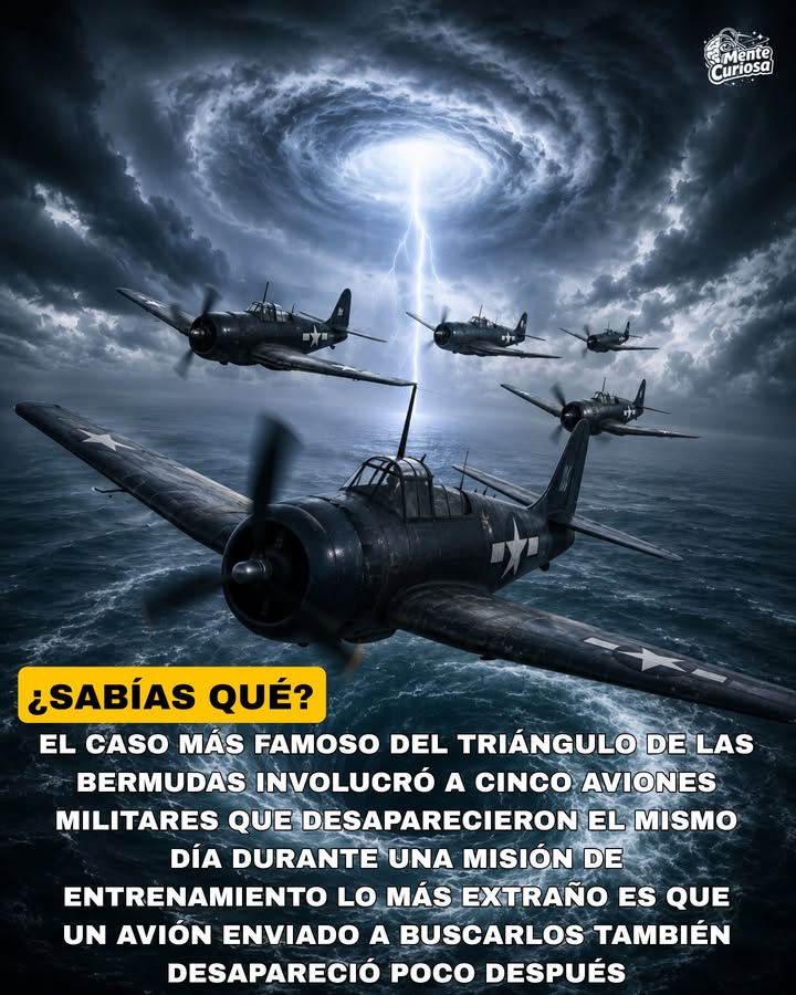 🚨🌊✈️😳 UNO DE LOS CASOS MÁS FAMOSOS DEL TRIÁNGULO DE LAS BERMUDAS INVOLUCRÓ A CINCO AVIONES MILITARES QUE DESAPARECIERON EL MISMO...