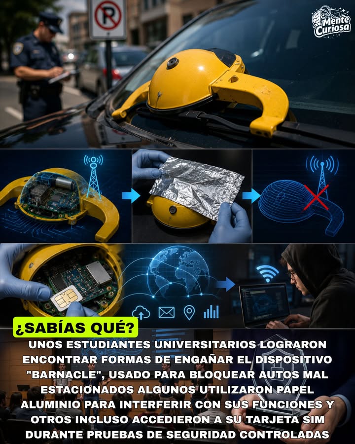 🚨🚗🔒😳 EL "BARNACLE" ES UN DISPOSITIVO QUE BLOQUEA EL PARABRISAS DE LOS AUTOS MAL ESTACIONADOS Y PARECÍA IMPOSIBLE DE VENCER