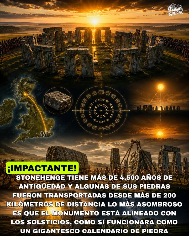 🚨🪨☀️😳 STONEHENGE TIENE MÁS DE 4,500 AÑOS DE ANTIGÜEDAD