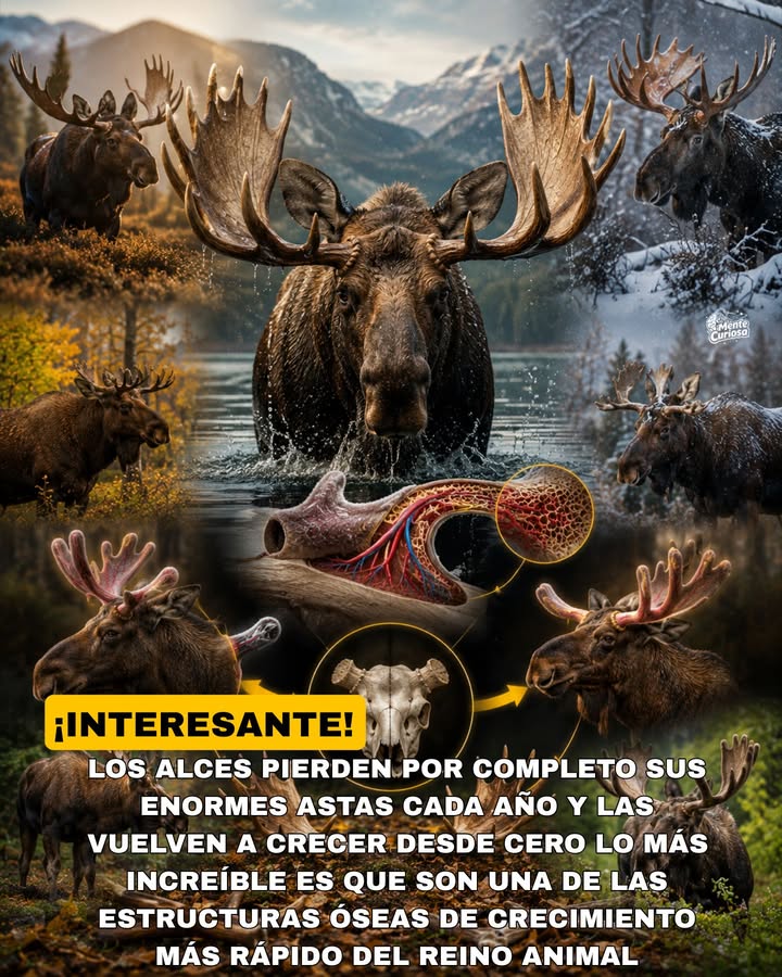 🚨🫎😳 LOS ALCES Y MUCHOS CIERVOS PIERDEN SUS ASTAS COMPLETAS CADA AÑO