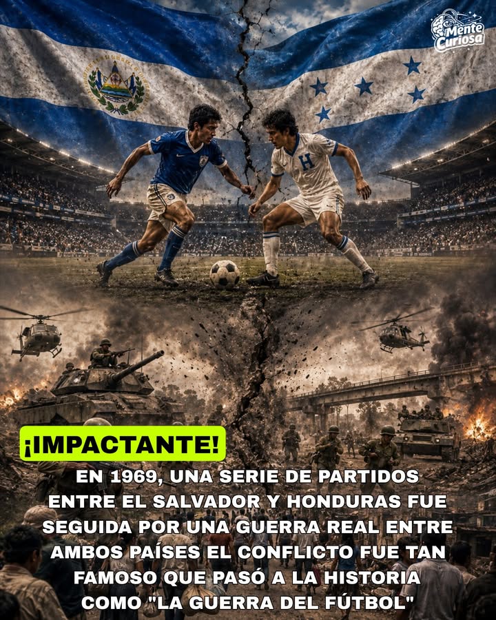 🚨⚽⚔️😳 UN PARTIDO DE FÚTBOL ENTRE EL SALVADOR Y HONDURAS EN 1969 FUE SEGUIDO POR UNA GUERRA REAL ENTRE AMBOS PAÍSES
