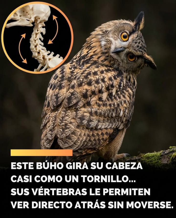 In the forests and mountains of Europe, Asia, and North Africa, a great owl remains motionless on a branch while observing the d...