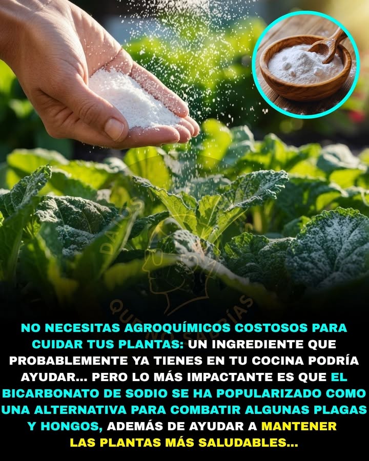 🌱🧂🚨 EL POLVO BLANCO QUE TIENES EN TU COCINA PODRÍA AYUDAR A SALVAR TUS PLANTAS