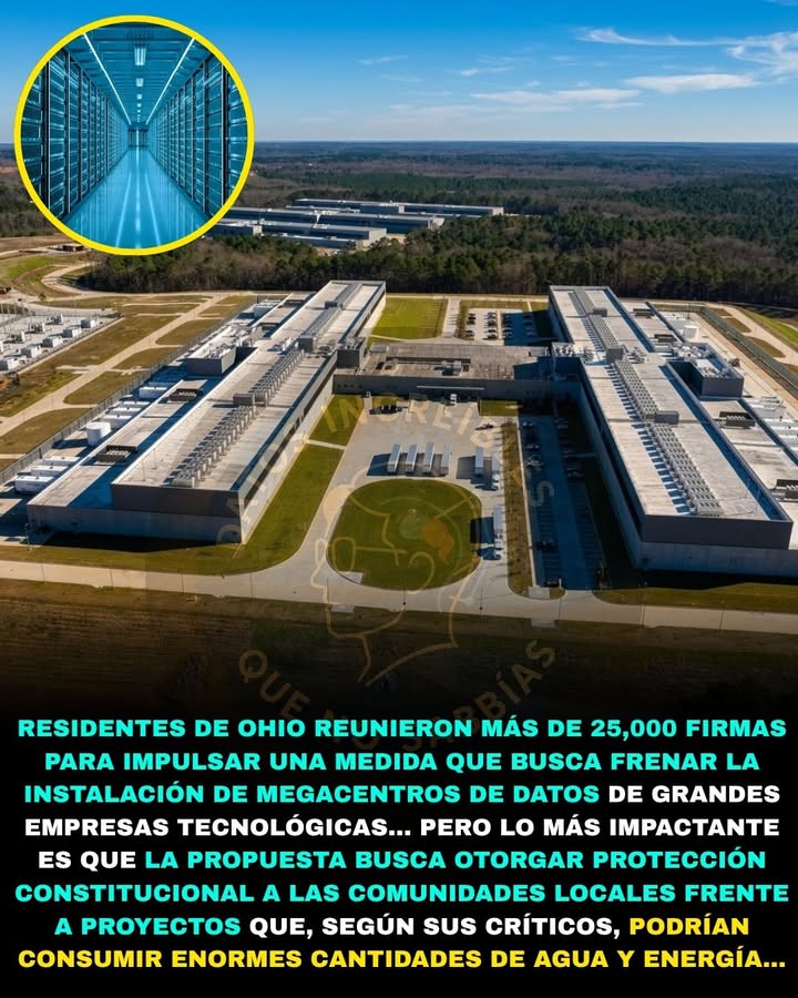 🤖⚡🚨 MILES DE PERSONAS QUIEREN FRENAR LOS CENTROS DE DATOS QUE ALIMENTAN LA INTELIGENCIA ARTIFICIAL