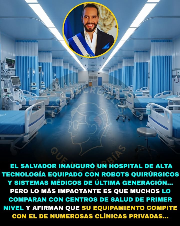 🏥🇸🇻🚨 EL SALVADOR INAUGURÓ UNO DE LOS HOSPITALES PÚBLICOS MÁS MODERNOS DE CENTROAMÉRICA… Y EL PROYECTO YA GENERA DEBATE EN TODA L...