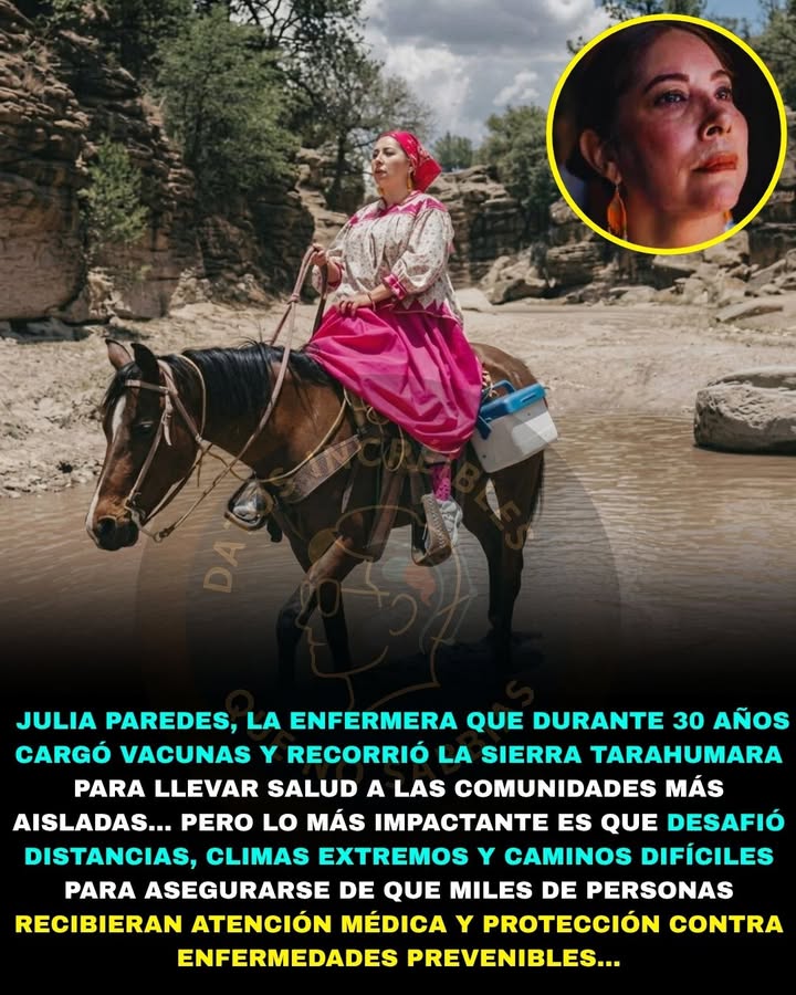 💉⛰️🚨 DURANTE CASI 30 AÑOS CABALGÓ POR LA SIERRA TARAHUMARA PARA LLEVAR VACUNAS A DONDE NADIE MÁS LLEGABA