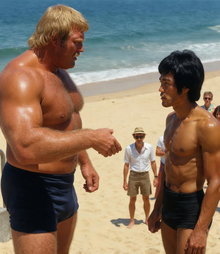 Bruce Lee en Miami Beach: un luchador de 137 kg dijo: "Te romperás como una rama" — 7 segundos, conmocionado