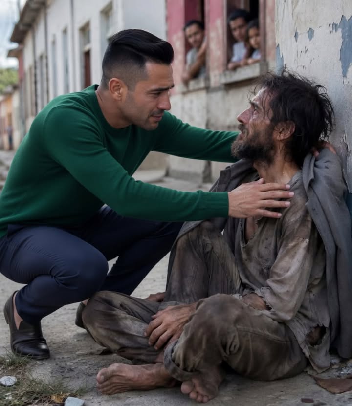 El hombre llevaba 2 días sin comer y sobrevivía con restos tirados en la calle, pero lo más doloroso ocurrió cuando un futbolist...