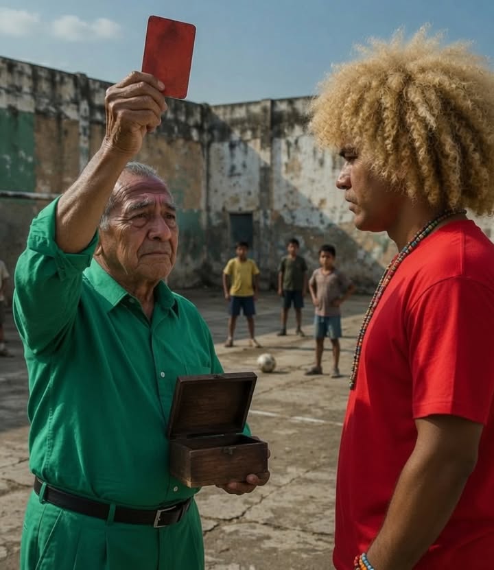 Un viejo árbitro esperó 30 años para mirar a los ojos al jugador que expulsó, pero lo que llevaba en la mano abrió una herida qu...