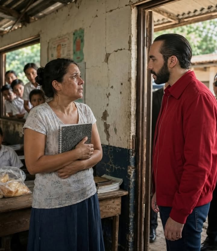 Una maestra rural desafió al presidente frente a sus alumnos: “Venga a ver la verdad”, y el convoy llegó sin avisar