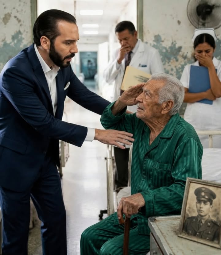 Un veterano de 87 años fue ignorado durante meses en un hospital, hasta que el presidente lo encuentra intentando levantarse dic...