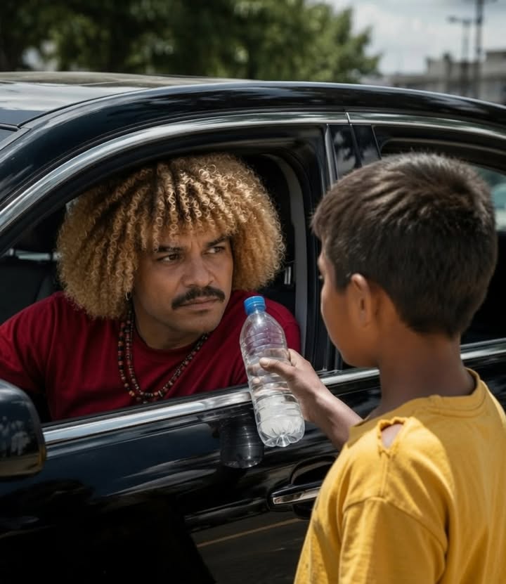 Un exfutbolista famoso bajó la ventana y vio a un niño vendiendo agua bajo el sol: “Mañana no quiero verte aquí igual”, le dijo ...