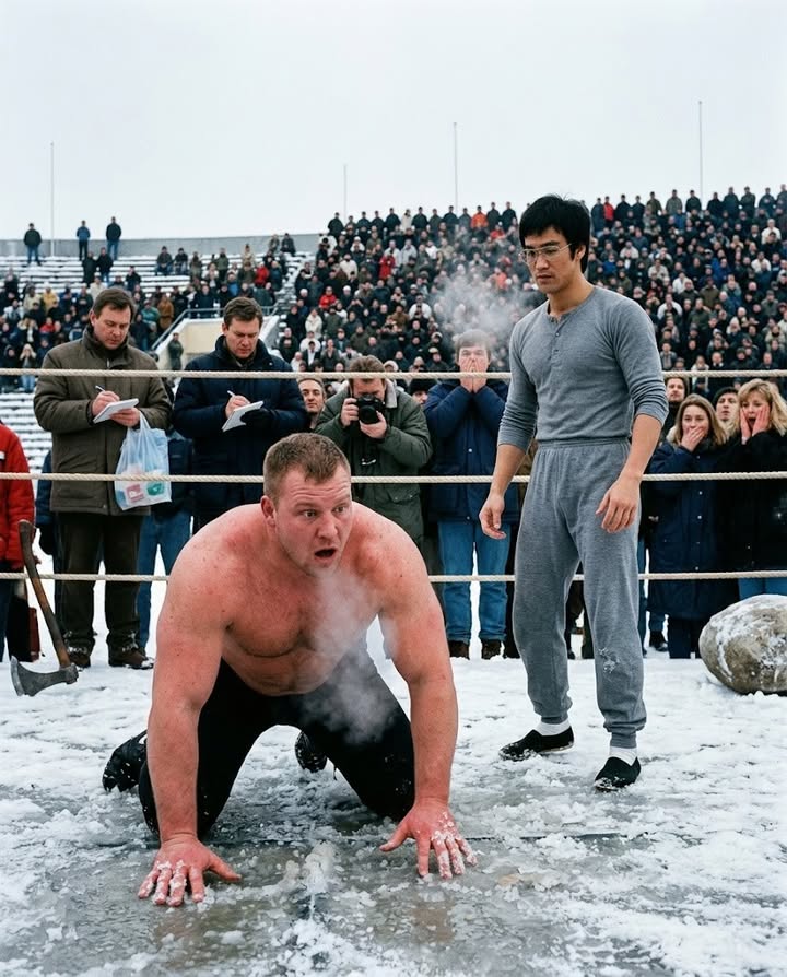 Un Vikingo Lo Desafió Con Un Hacha A -9°C — Bruce Lee Le Dio Una Lección Con Las Manos Vacías