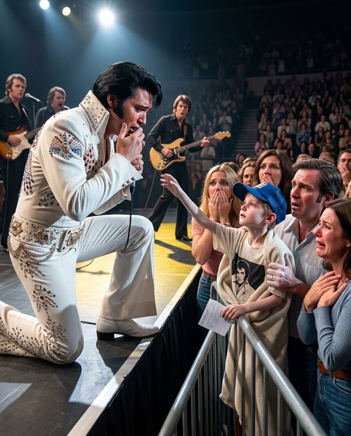 Elvis SE DERRUMBÓ en el Escenario Cuando un Niño Moribundo de 7 Años le Susurró Una Sola Cosa — Todo el Público Quedó en Silenci...