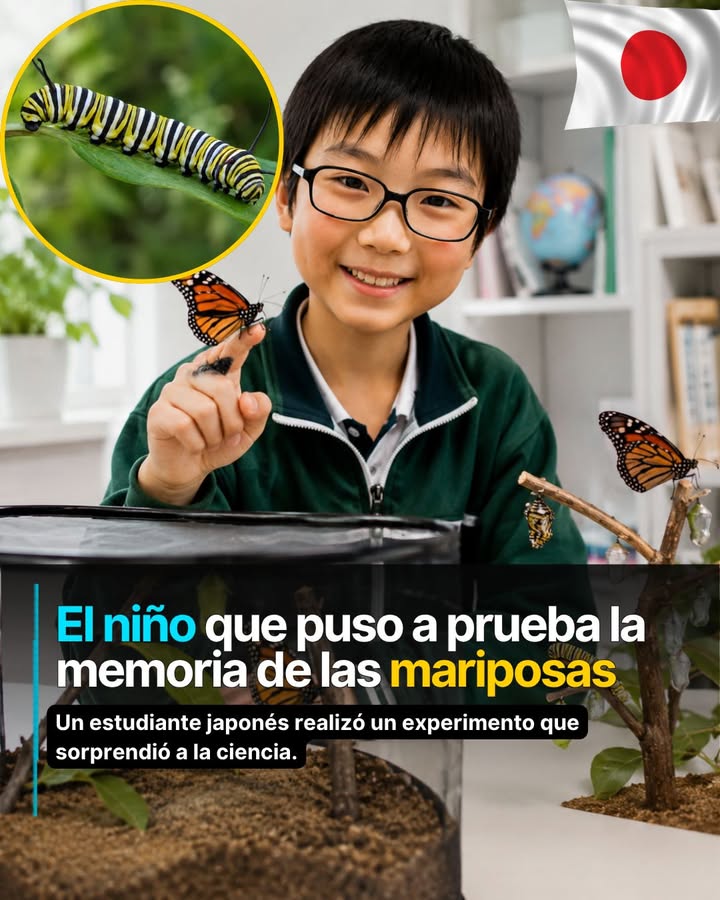 🦋 El experimento de un niño que puso a prueba la memoria