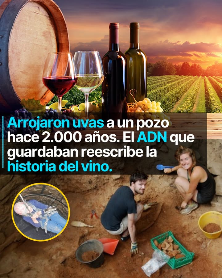 Alguien arrojó uvas a un pozo en la Toscana hace 2.000 años