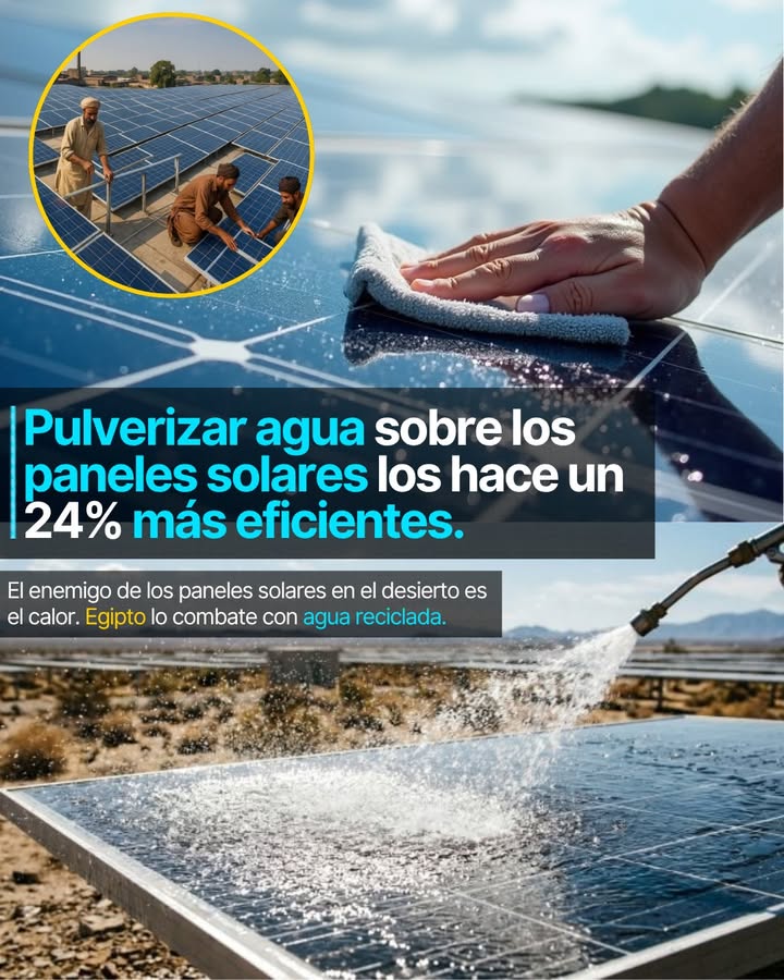 Los paneles solares tienen un enemigo inesperado en el desierto: el sol mismo