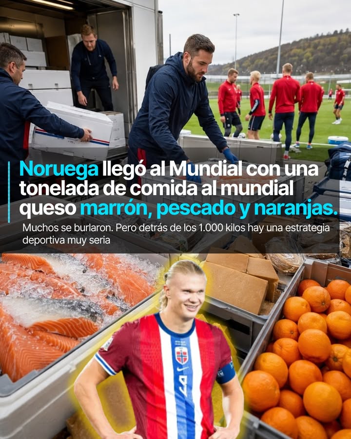 Noruega viajó al Mundial 2026 con algo que ninguna otra selección había pensado llevar: más de una tonelada de comida