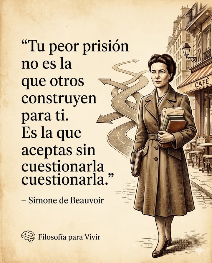 Simone de Beauvoir dedicó su vida a desafiar una idea que muchas personas aceptan sin darse cuenta: