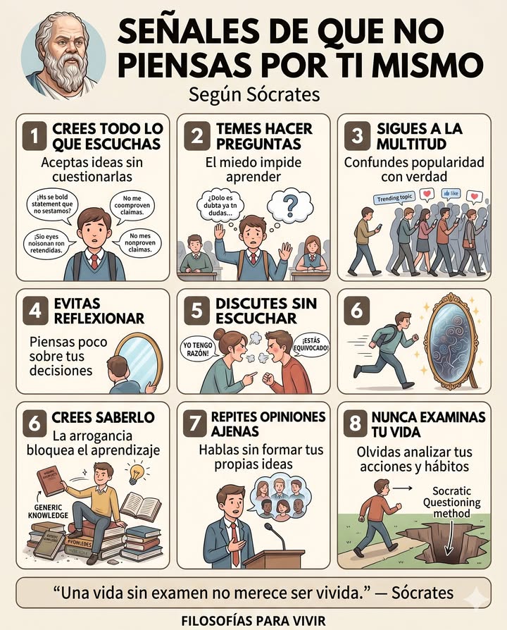 🧠 ¿Realmente piensas por ti mismo o solo repites lo que escuchas?