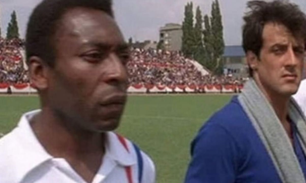 Pelé no necesitó fingir la potencia de sus disparos durante el rodaje de Escape a la victoria